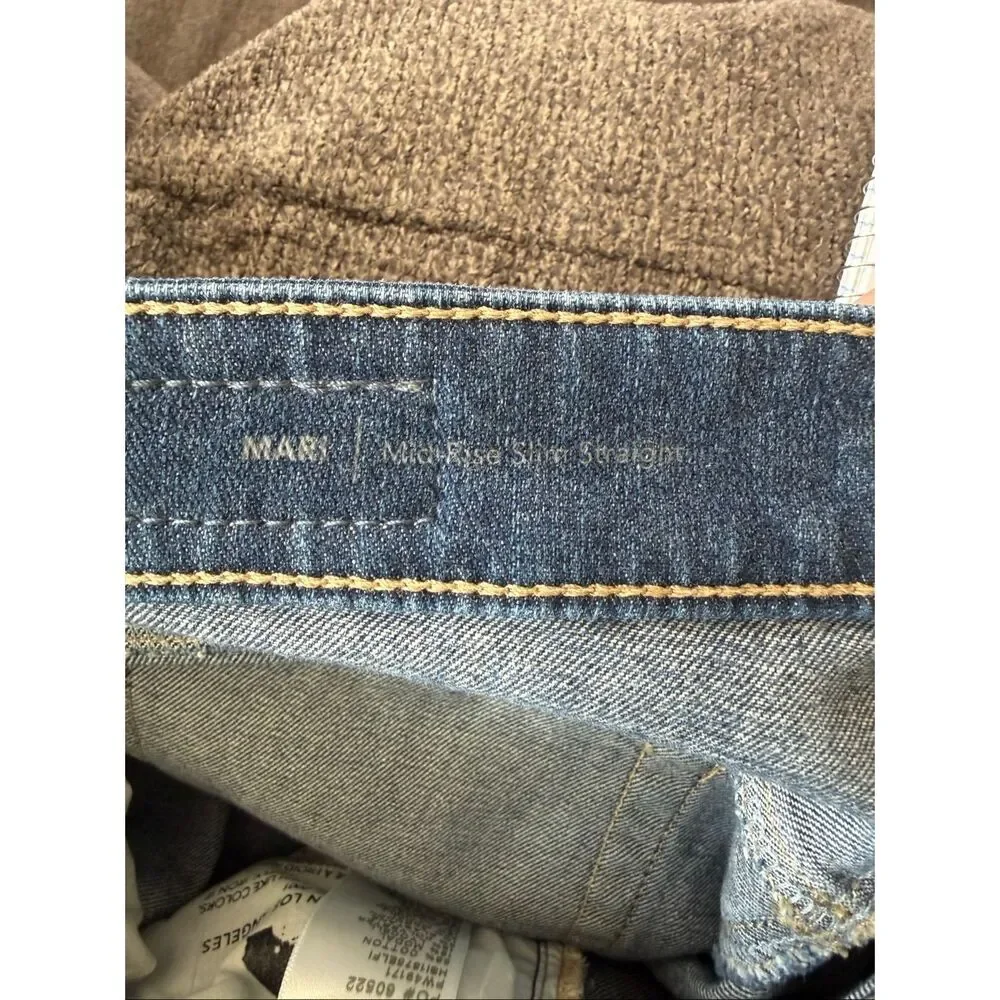 AG Adriano Goldschmied Mari Slim Straight Jeans 26 - Picture 10 of 10